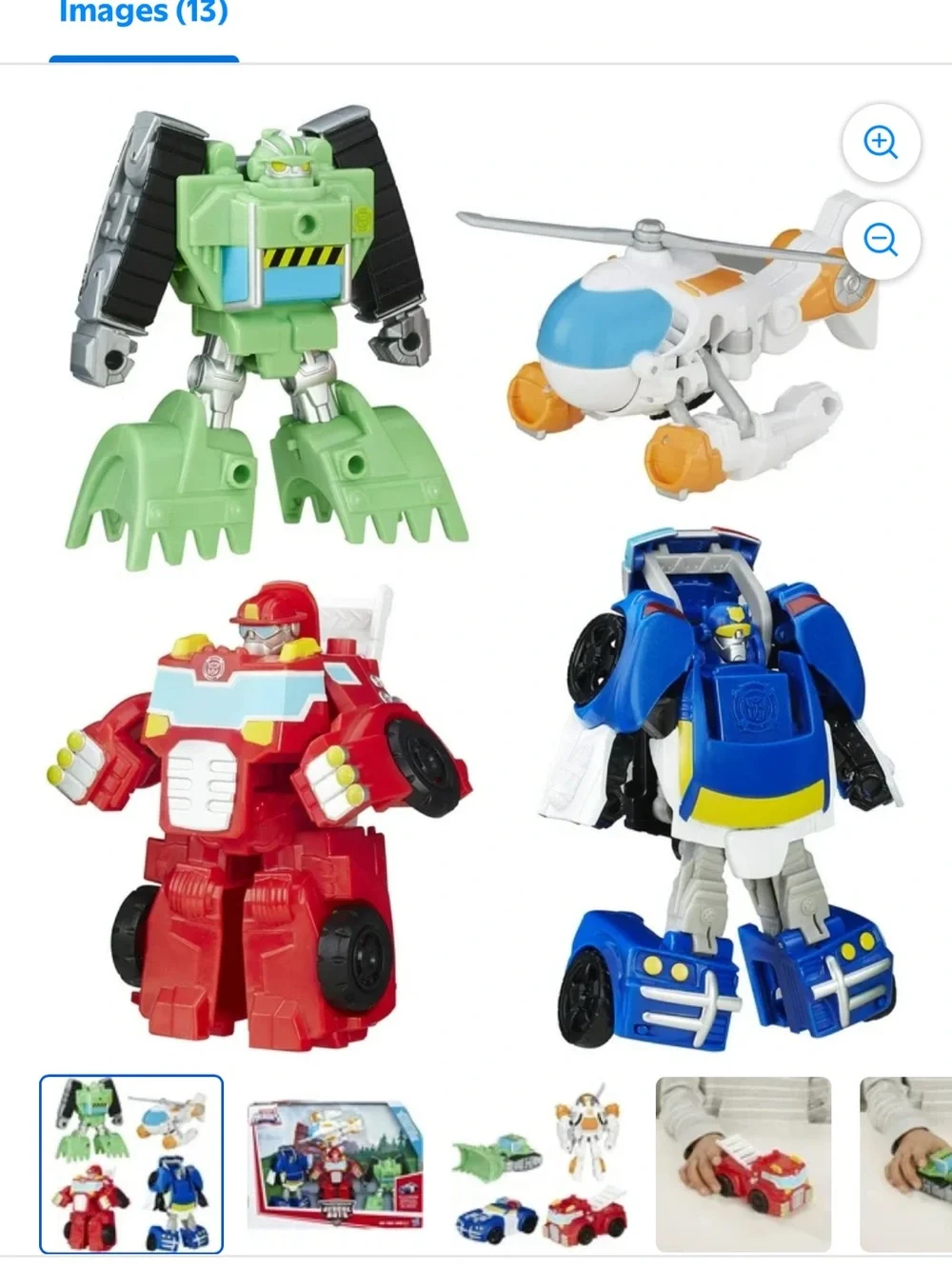 Transformers Rescue Bots set of 4